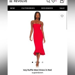 Revolve -Superdown Red Dress